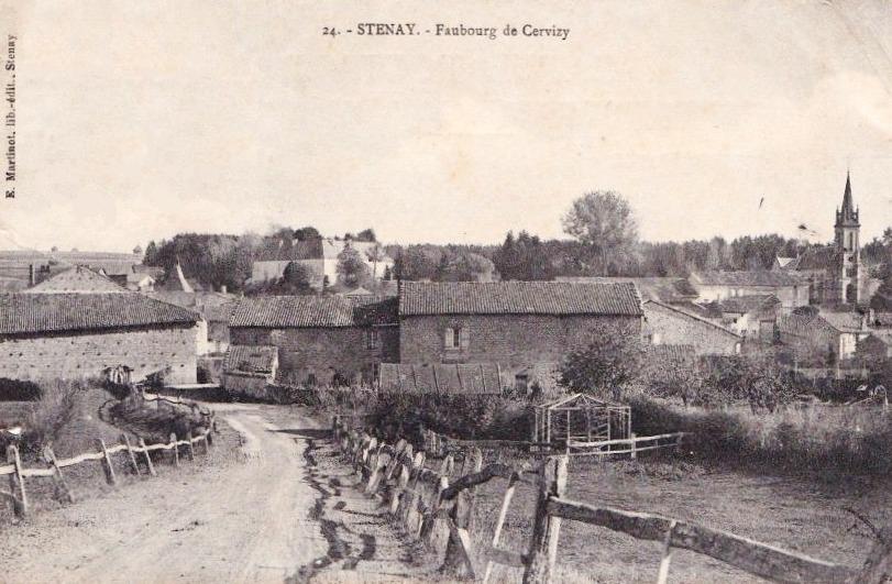 Stenay (Meuse) Cervisy, la maison à gauche CPA