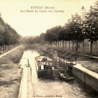 Stenay (Meuse) Cervisy, le canal CPA