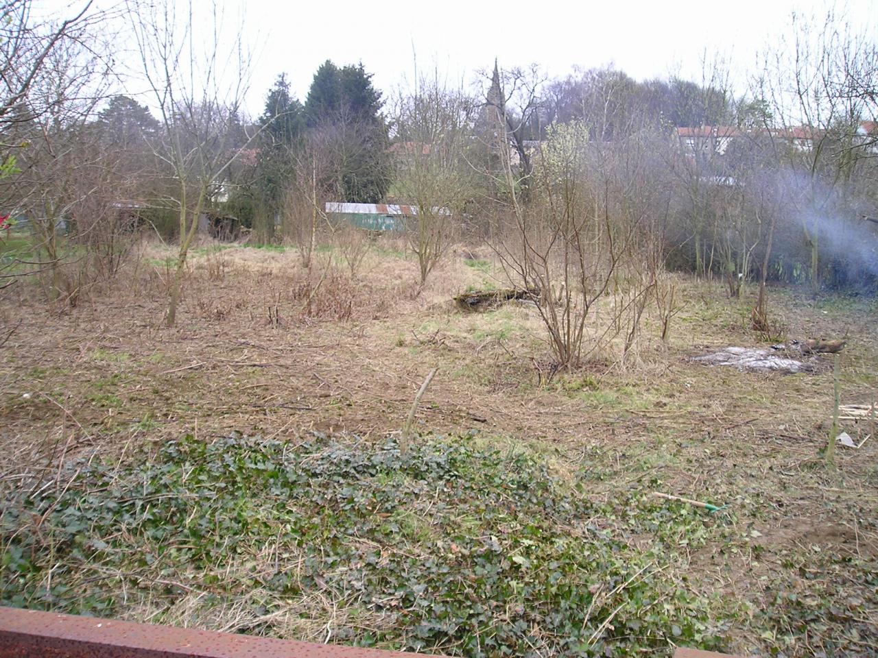 Stenay (Meuse) Cervisy, le terrain  2005