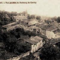 Stenay (Meuse) Cervisy, vue générale CPA