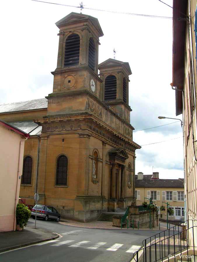 Stenay (Meuse) L'église Saint-Grégoire