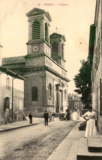 Stenay (Meuse) L'église Saint-Grégoire CPA