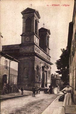 Stenay (Meuse) L'église Saint-Grégoire CPA