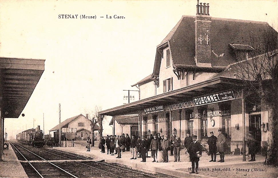 Stenay (Meuse) La gare CPA