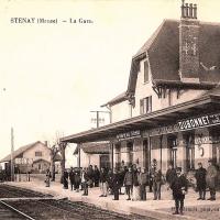 Stenay (Meuse) La gare CPA