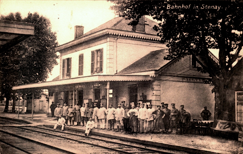 Stenay (Meuse) La gare CPA