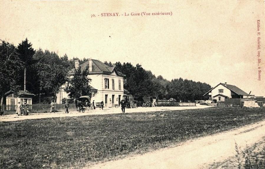 Stenay (Meuse) La gare CPA