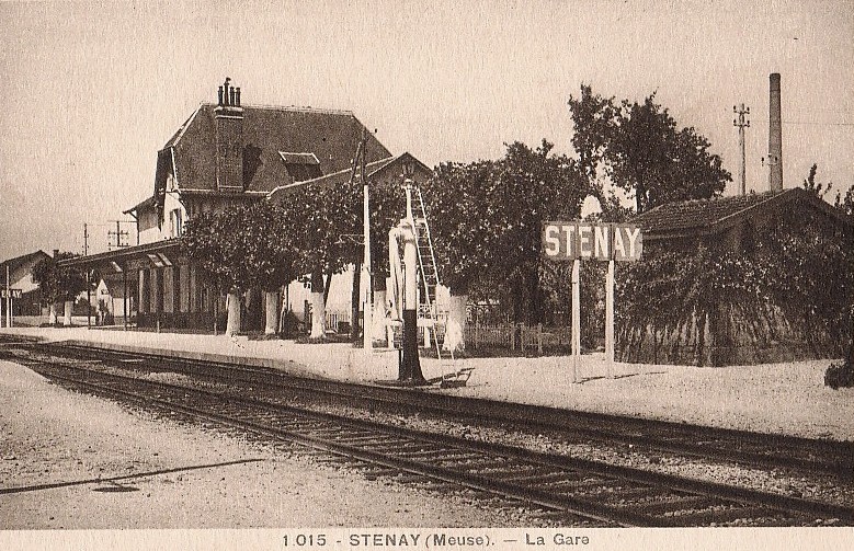 Stenay (Meuse) La gare CPA