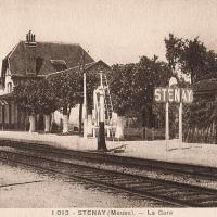 Stenay (Meuse) La gare CPA