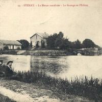 Stenay (Meuse) La Meuse et le canal CPA