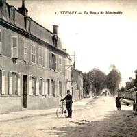 Stenay (Meuse) La route de Montmédy CPA