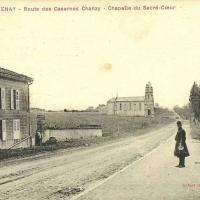 Stenay (Meuse) La route des casernes CPA