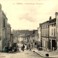 Stenay (Meuse) La rue de Chanzy CPA