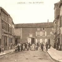 Stenay (Meuse) La rue de l'hôpital CPA