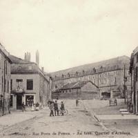 Stenay (Meuse) La rue des portes de France CPA