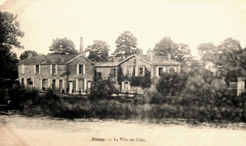 Stenay (Meuse) La villa des Lilas CPA