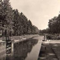 Stenay (Meuse) Le canal vers Cervisy CPA