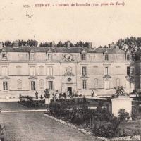 Stenay (Meuse) Bronelle, le château vu du parc CPA