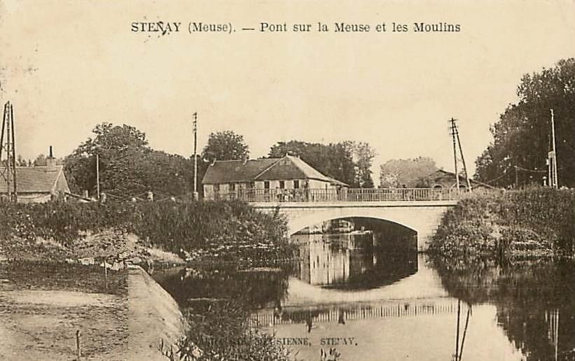 Stenay (Meuse) Le pont CPA