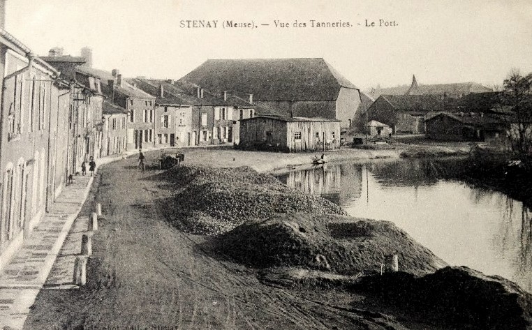 Stenay (Meuse) Le port CPA