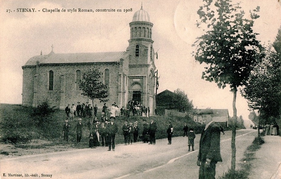 Stenay (Meuse) L'église du Sacré-Coeur 1906 CPA