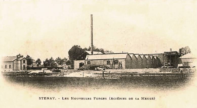 Stenay (Meuse) Les forges CPA