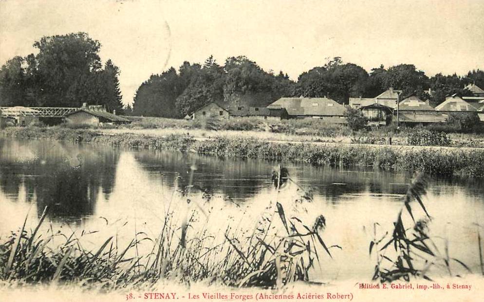 Stenay (Meuse) Les forges CPA