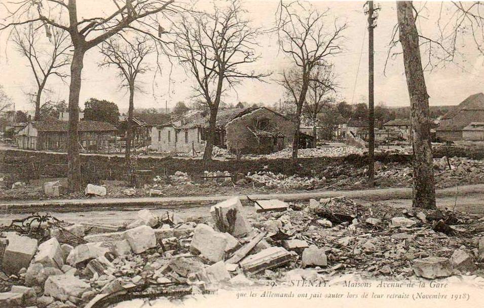 Stenay (Meuse) Pendant la guerre CPA