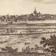Stenay (Meuse) Profil de la ville en 1670