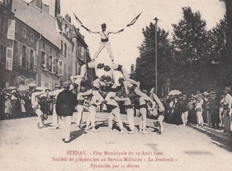 Stenay (Meuse) La fête municipale 1906 CPA