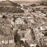 Stenay (Meuse) Vue aérienne CPA