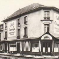 Suippes 51 l hotel de champagne cpa