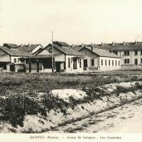 Suippes 51 le camp militaire cpa