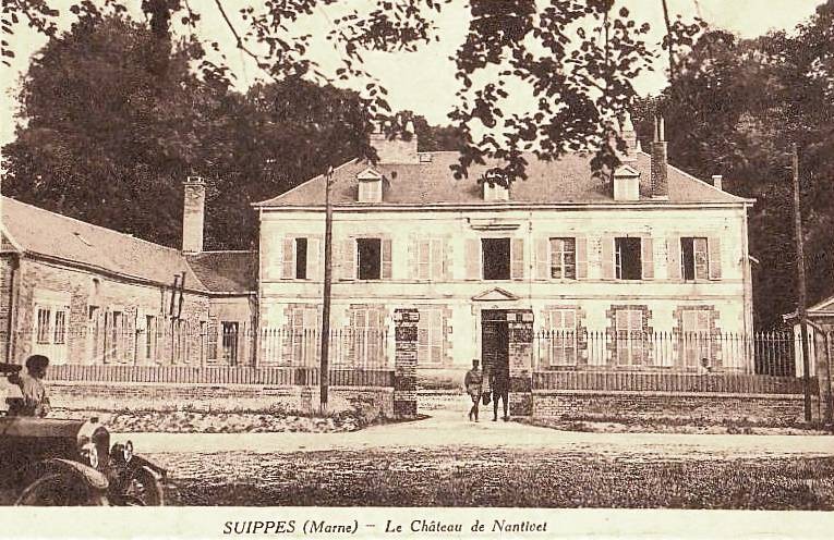 Suippes 51 le chateau de nantivet cpa