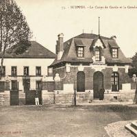 Suippes 51 le corps de garde cpa