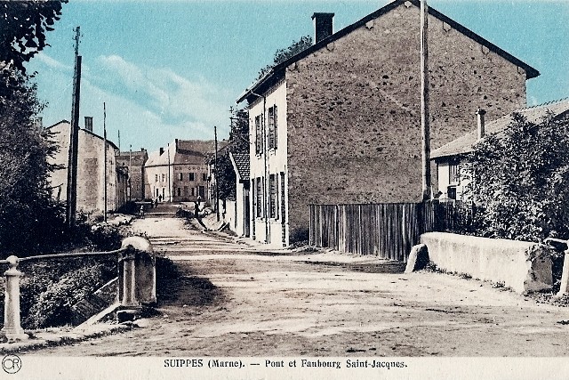 Suippes 51 le faubourg saint jacques cpa