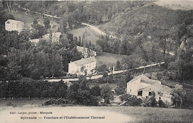 Fonclare, l'etablissement thermal (cpa)