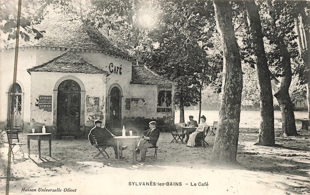 Les bains (cpa)