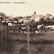 Ternant (Nièvre) Vue générale CPA