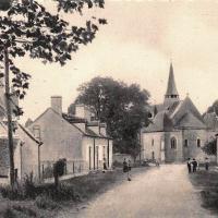 La route de Bannegon CPA