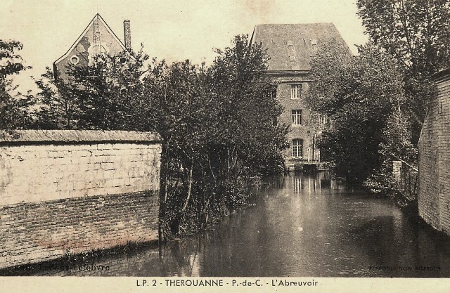 Therouanne pas de calais l abreuvoir cpa