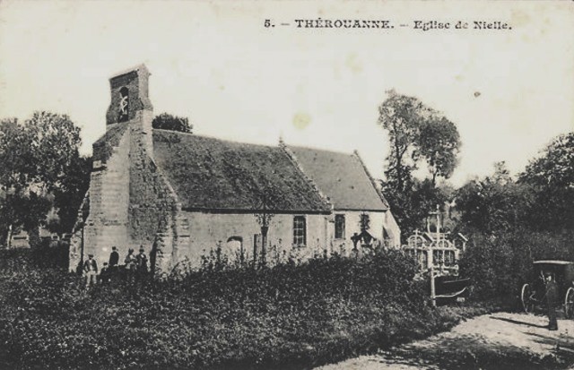 Therouanne pas de calais la chapelle de nielles cpa