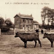 Therouanne pas de calais la gare cpa