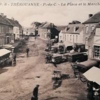 Therouanne pas de calais la place et le marche cpa