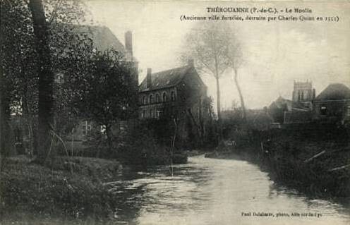 Therouanne pas de calais le moulin cpa