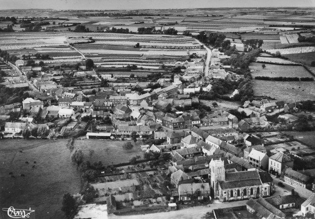 Therouanne pas de calais vue aerienne cpa