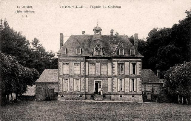 Thiouville seine maritime chateau cpa