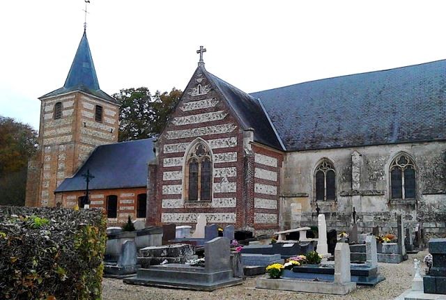 Thiouville seine maritime eglise saint vaast