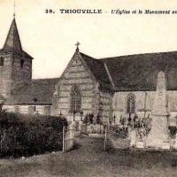 Thiouville seine maritime eglise saint vaast cpa