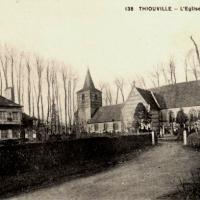 Thiouville seine maritime eglise saint vaast cpa